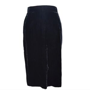 CLIMAX black velvet high waisted skirt S